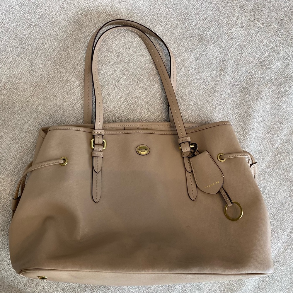 Coach Peyton Saffiano Leather Tote